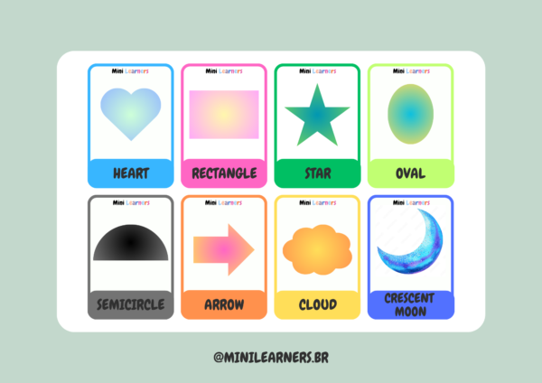 Colorful Shapes Flashcards - Image 2