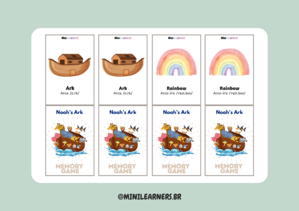 Noah’s Ark              Memory Game