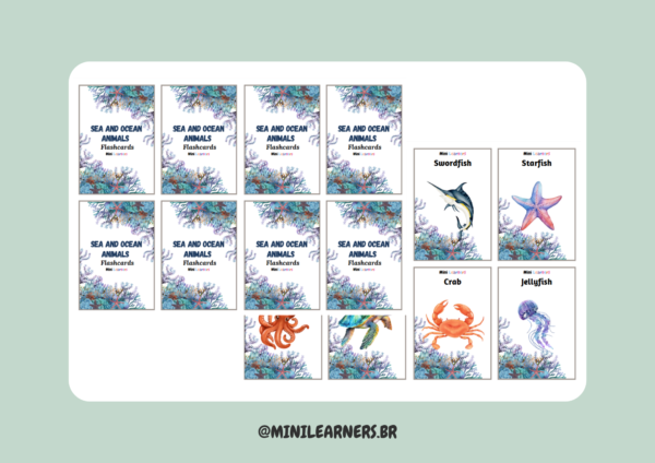 Sea and Ocean Animals Flashcards