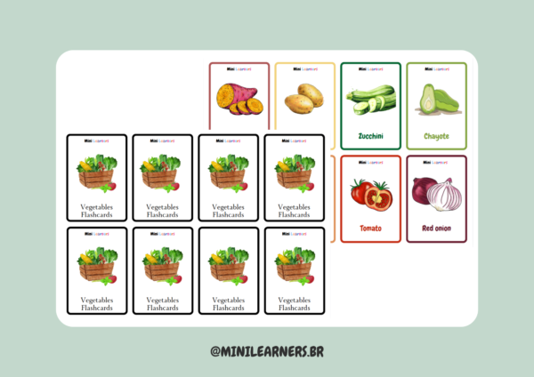 Vegetables Flashcards